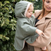 Bemini Αδιάβροχο Poncho με ζεστή Επένδυση Olive 9-36M