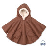 Bemini Αδιάβροχο Poncho με ζεστή Επένδυση Brown 9-36M