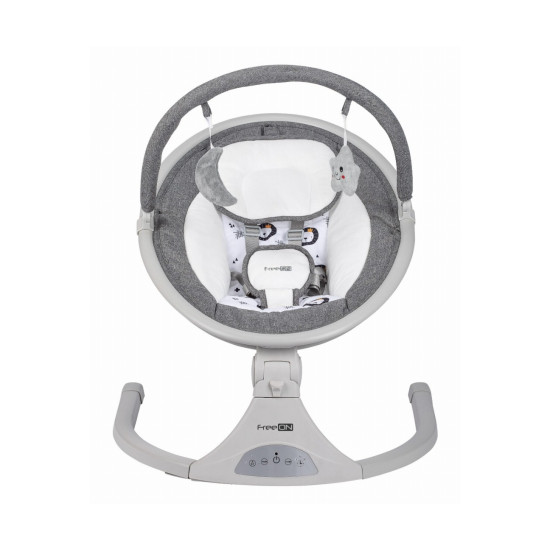 FreeOn  Ηλεκτρική Κούνια Μωρού Elite Swing με Μουσική Grey