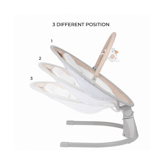 FreeOn  Ηλεκτρική Κούνια Μωρού Elite Swing με Μουσική Beige