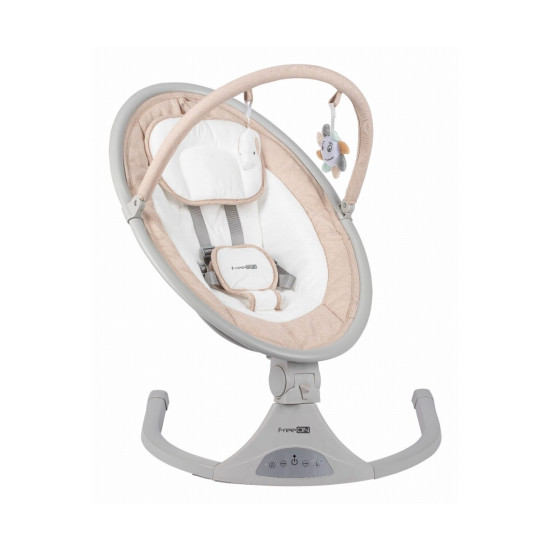 FreeOn  Ηλεκτρική Κούνια Μωρού Elite Swing με Μουσική Beige
