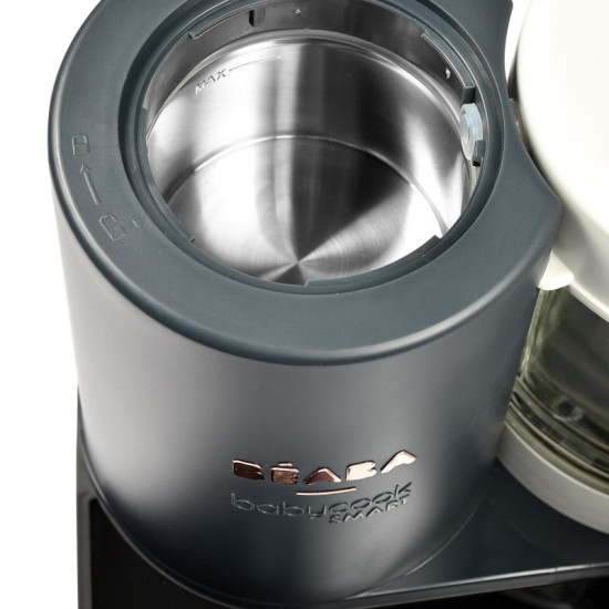 Beaba Babycook Smart Ατμομάγειρας & Μπλέντερ 4in1 Charcoal Grey