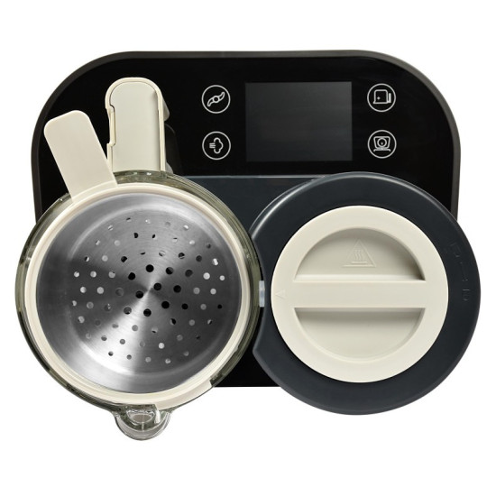 Beaba Babycook Smart Ατμομάγειρας & Μπλέντερ 4in1 Charcoal Grey