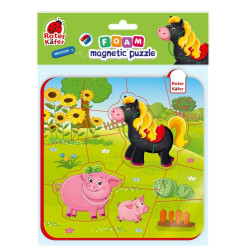 Roter Kafer Μαγνητικό Παζλ The Horse And The Pig