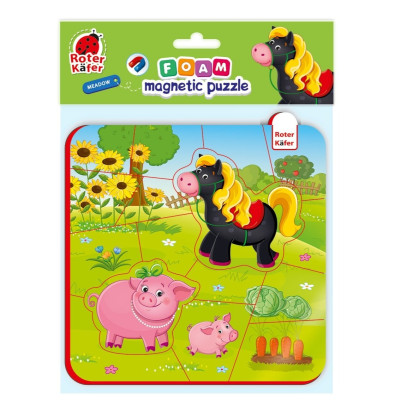 Roter Kafer Μαγνητικό Παζλ The Horse And The Pig