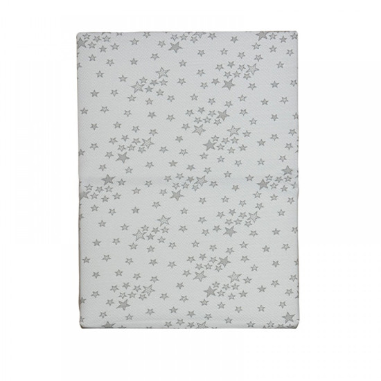 Tessor Αναδιπλούμενο Στρώμα Παρκοκρέβατου 120x60x6cm White Stars