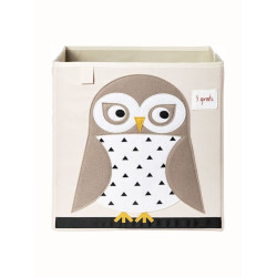 3 Sprouts Storage Box Owl