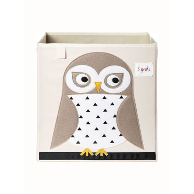 3 Sprouts Storage Box Owl