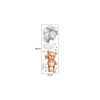 Sipo Αυτοκόλλητα Τοίχου Teddy Bear With Balloons