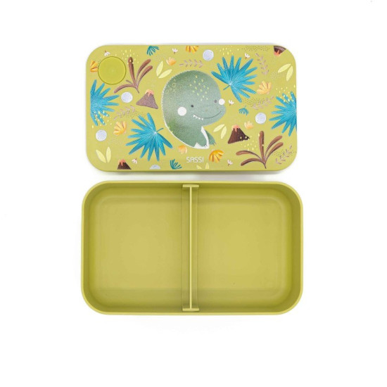 Sassi Δοχείο Φαγητού Rpet Lunch Box 1200ml Cracky the Dinosaur