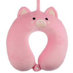 Puckator Παιδικό Μαξιλάρι Ταξιδίου Memory Foam Pig Plush