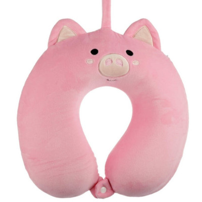 Puckator Παιδικό Μαξιλάρι Ταξιδίου Memory Foam Pig Plush