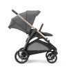 Inglesina Aptica Stroller Marble Grey (Palladio Black Chassis)