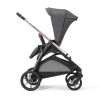 Inglesina Aptica Stroller Marble Grey (Palladio Black Chassis)