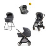 Inglesina Electa System Quattro με Darwin Garage Grey (Bronze Black Chassis)