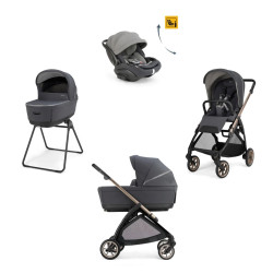 Inglesina Electa System Quattro με Darwin RCL-EVO Garage Grey (Bronze Black Chassis)