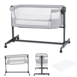 Kinderkraft Nestee Up 2 Λίκνο Light Grey