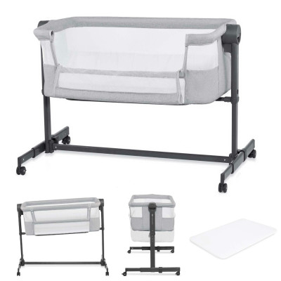 Kinderkraft Nestee Up 2 Λίκνο Light Grey