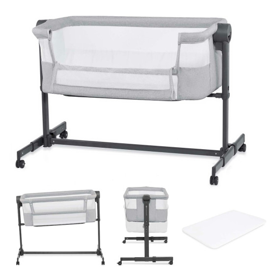 Kinderkraft Nestee Up 2 Λίκνο Light Grey