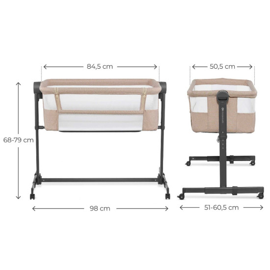 Kinderkraft Nestee Up 2 Λίκνο Beige