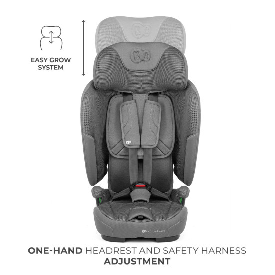 Kinderkraft Fix2Go Κάθισμα Αυτοκινήτου  i-Size 76-150cm (9-36kg) Grey