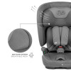 Kinderkraft Fix2Go Κάθισμα Αυτοκινήτου  i-Size 76-150cm (9-36kg) Grey