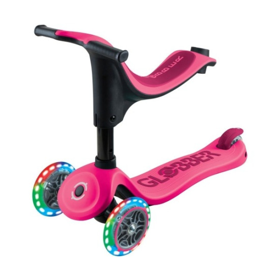 Globber Scooter Go.Up Active Lights Fuchsia