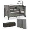 Kinderkraft Joy 2 Παρκοκρέβατο 2 επιπέδων 3in1 Dark Grey