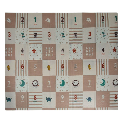 Bebe Stars Αναδιπλούμενο Χαλάκι Δραστηριοτήτων Διπλής Όψης  Playzen 200χ180cm