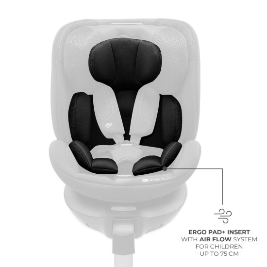 Kinderkraft XRider 2 Κάθισμα Αυτοκινήτου i-Size 40-150cm (0-36kg) Black