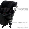 Kinderkraft XRider 2 Κάθισμα Αυτοκινήτου i-Size 40-150cm (0-36kg) Black