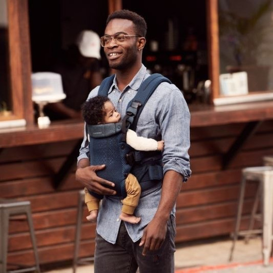 BabyBjorn Μάρσιπος Harmony 3D Mesh, Navy blue