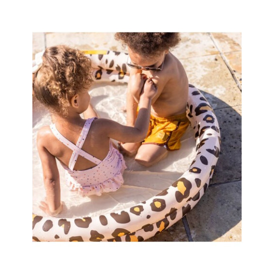 Swim Essentials Φουσκωτή Πισίνα 100cm Beige Leopard