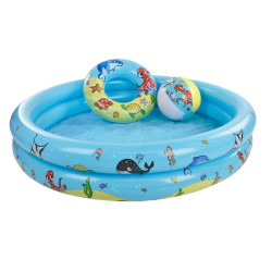 Swim Essentials Σετ Φουσκωτή Πισίνα 120cm με Σωσίβιο και Μπάλα