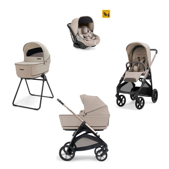 Inglesina Aptica System Quattro με Darwin Vicuna Beige (Palladio Black Chassis)