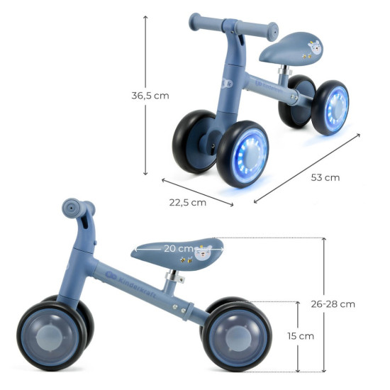 Kinderkraft Cutie Flash Ποδήλατο Ισσοροπίας Blue