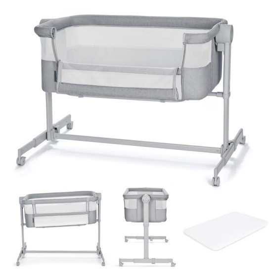 Kinderkraft Nestee Up 2 Λίκνο Grey