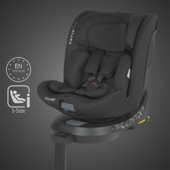 Coccolle Ario Κάθισμα Αυτοκινήτου 40-150cm i-Size Midnight Black