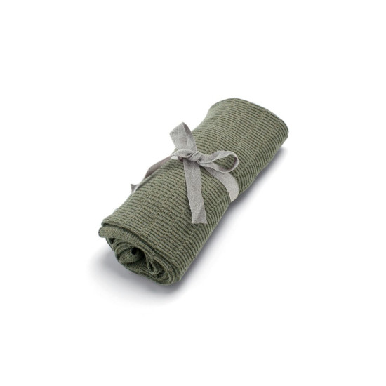 Mamas & Papas Κουβέρτα Πλεκτή 70x90 Khaki Pointe