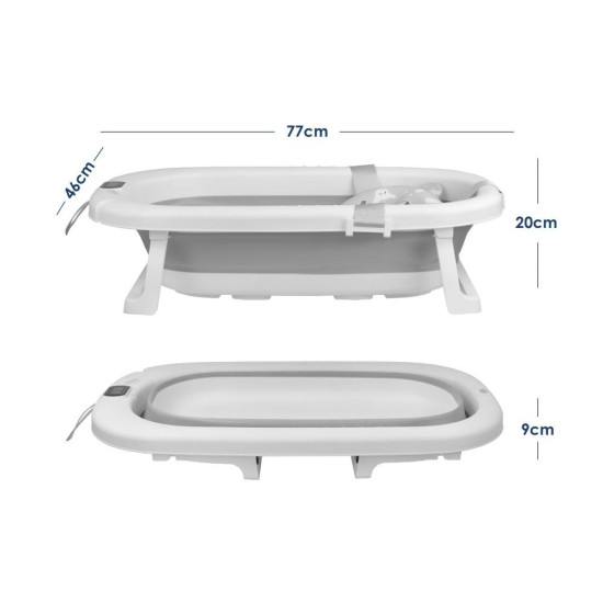 Bebe Stars Foldy Set Πτυσσόμενη Μπανιέρα με Θερμόμετρο και Αξεσουάρ Μπάνιου