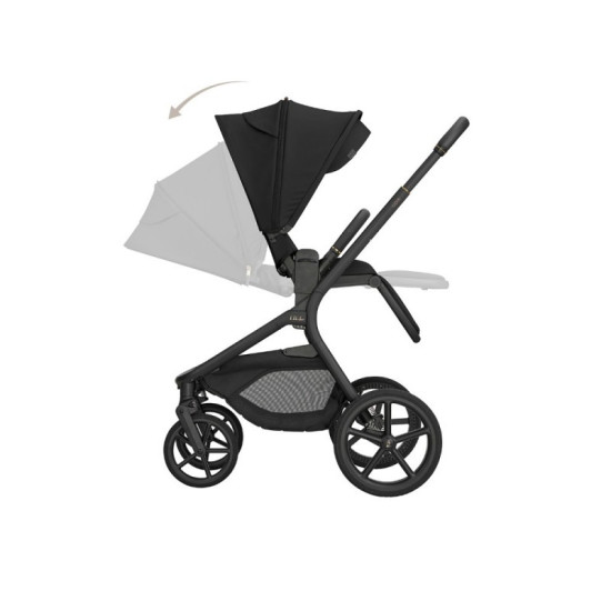 Kikka Boo Goya Σύστημα Μεταφοράς 4 σε1 Platinum Noir/Black +Κάθισμα Αυτοκινήτου i-Class Plus(40-105cm)