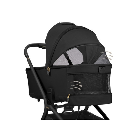 Kikka Boo Goya Σύστημα Μεταφοράς 4 σε1 Platinum Noir/Black +Κάθισμα Αυτοκινήτου i-Class Plus(40-105cm)