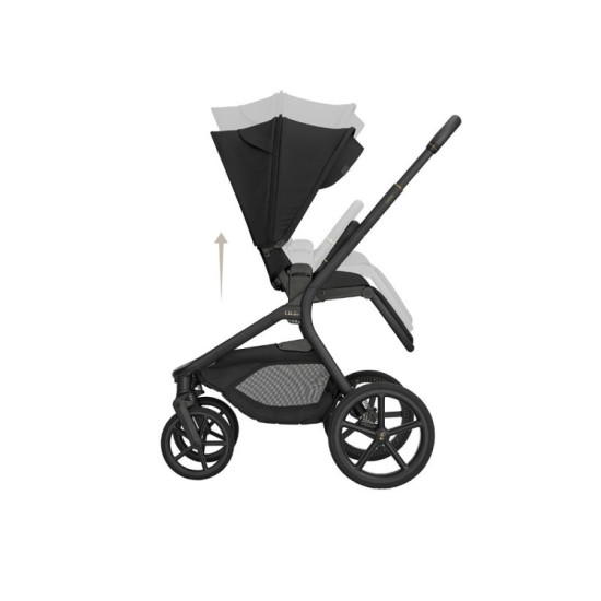 Kikka Boo Goya Σύστημα Μεταφοράς 4 σε1 Platinum Noir/Black +Κάθισμα Αυτοκινήτου i-Class Plus(40-105cm)