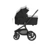 Kikka Boo Goya Σύστημα Μεταφοράς 4 σε1 Platinum Noir/Black +Κάθισμα Αυτοκινήτου i-Class Plus(40-105cm)
