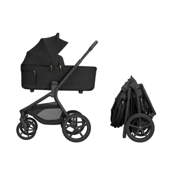 Kikka Boo Goya Σύστημα Μεταφοράς 4 σε1 Platinum Noir/Black +Κάθισμα Αυτοκινήτου i-Class Plus(40-105cm)