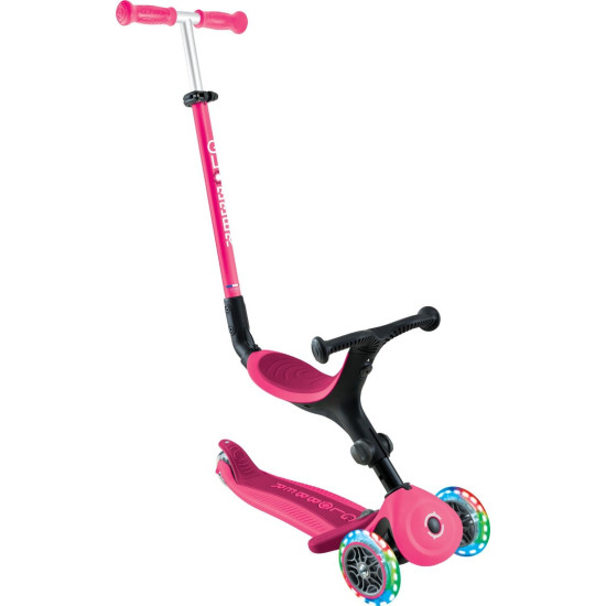 Globber Scooter Go.Up Active Lights Fuchsia
