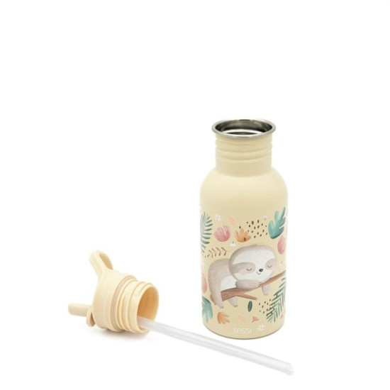 Sassi Μπουκάλι απο Ανοξείδωτο ατσάλι Gnawy the Sloth 500ml