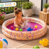 Swim Essentials Φουσκωτή Πισίνα 100cm Transparent Flowers