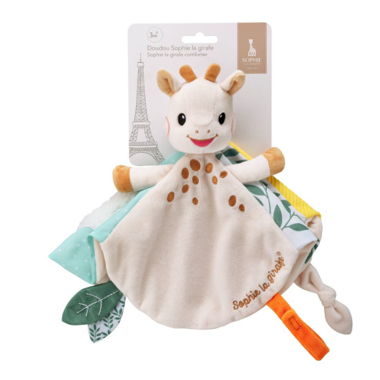 Sophie La Giraffe Πανάκι Παρηγοριάς με Διαφορετικές Υφές και Θέση για την Πιπίλα