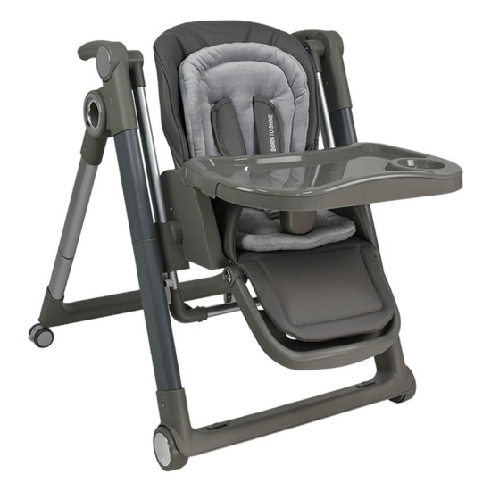 Bebe Stars Yum-Yum Καρέκλα Φαγητού 2in1 Grey